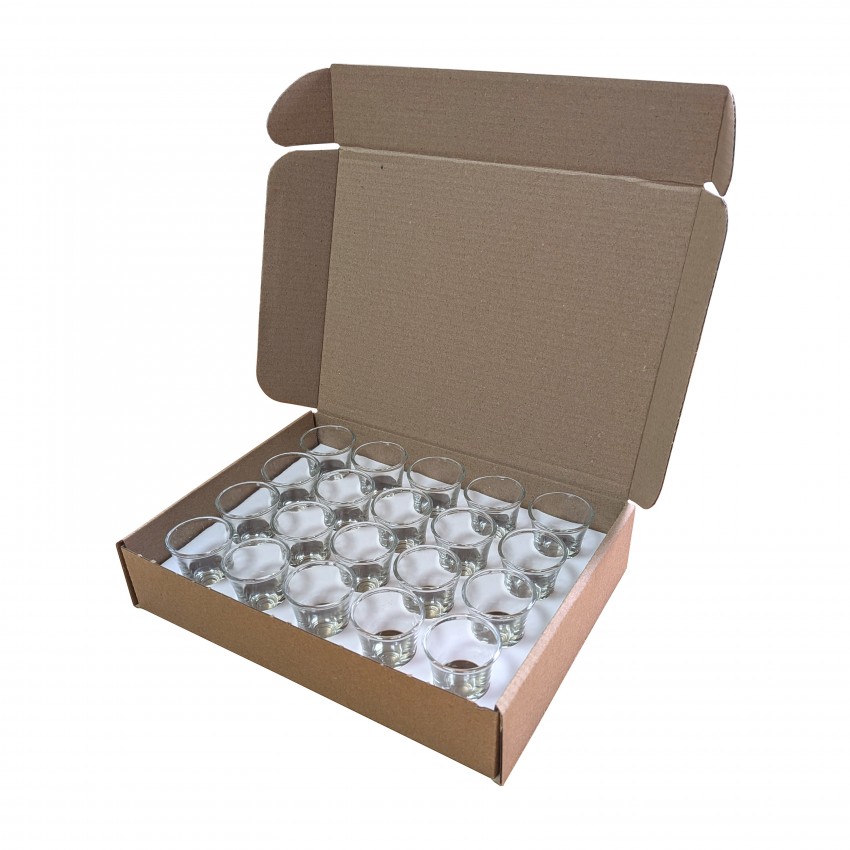 20 verres pour vin en verre