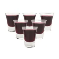 20 verres pour vin en verre