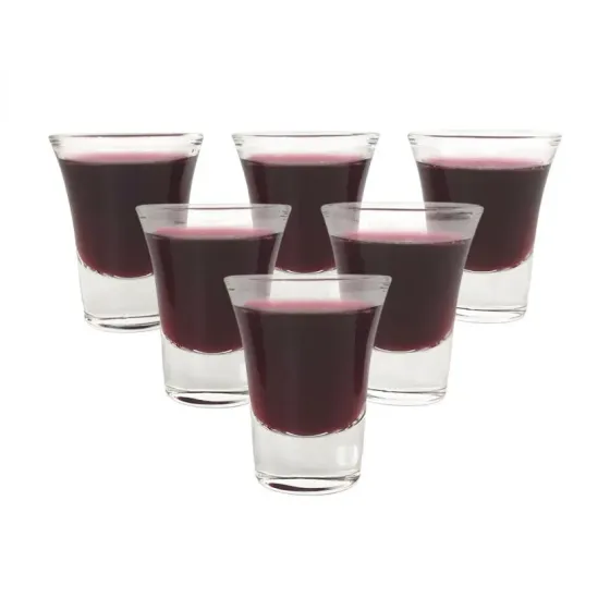 20 verres pour vin en verre