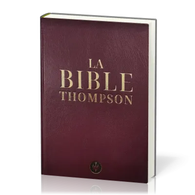 Bible Colombe Thompson rigide grenat