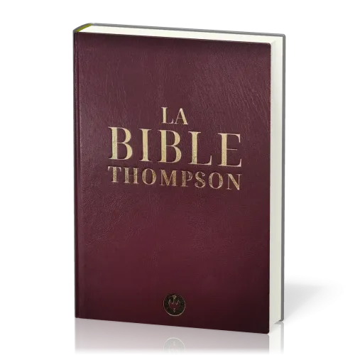 Bible Colombe Thompson rigide grenat