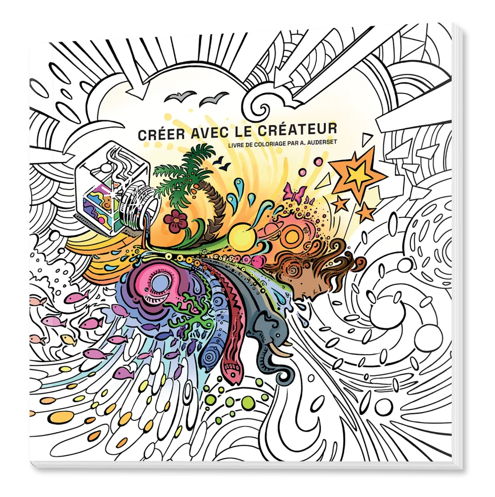 Créer avec le créateur - livre de coloriage