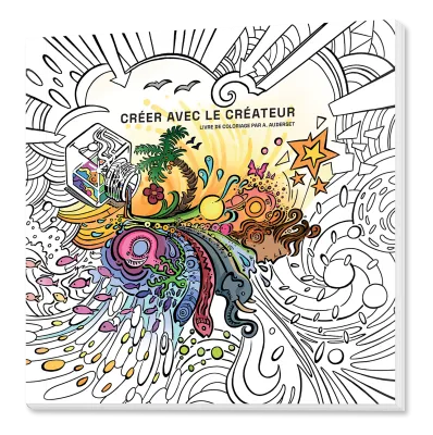 Créer avec le créateur - livre de coloriage