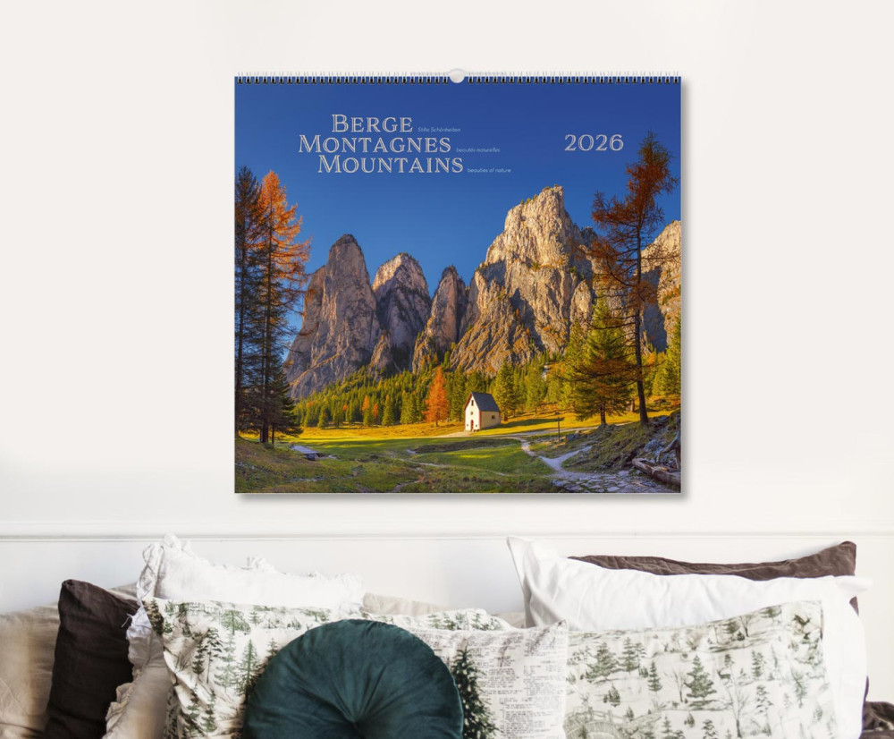 Calendrier - Montagnes - 12 posters