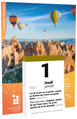 Calendrier Bonne Semence bloc et plaque (français)