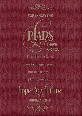Journal For I know the plans... - Jeremiah 29:11