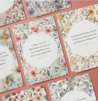 Lot de 100 mini-cartes Versets sur l'amour de Dieu