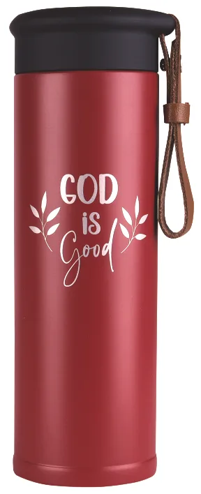 Bouteille thermos God is good - maroon - Thé