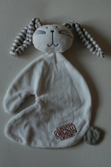 Doudou lapin blanc - I am God's original creation