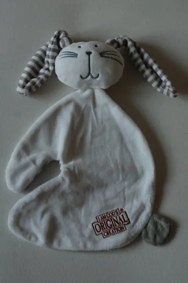 Doudou lapin blanc - I am God's original creation