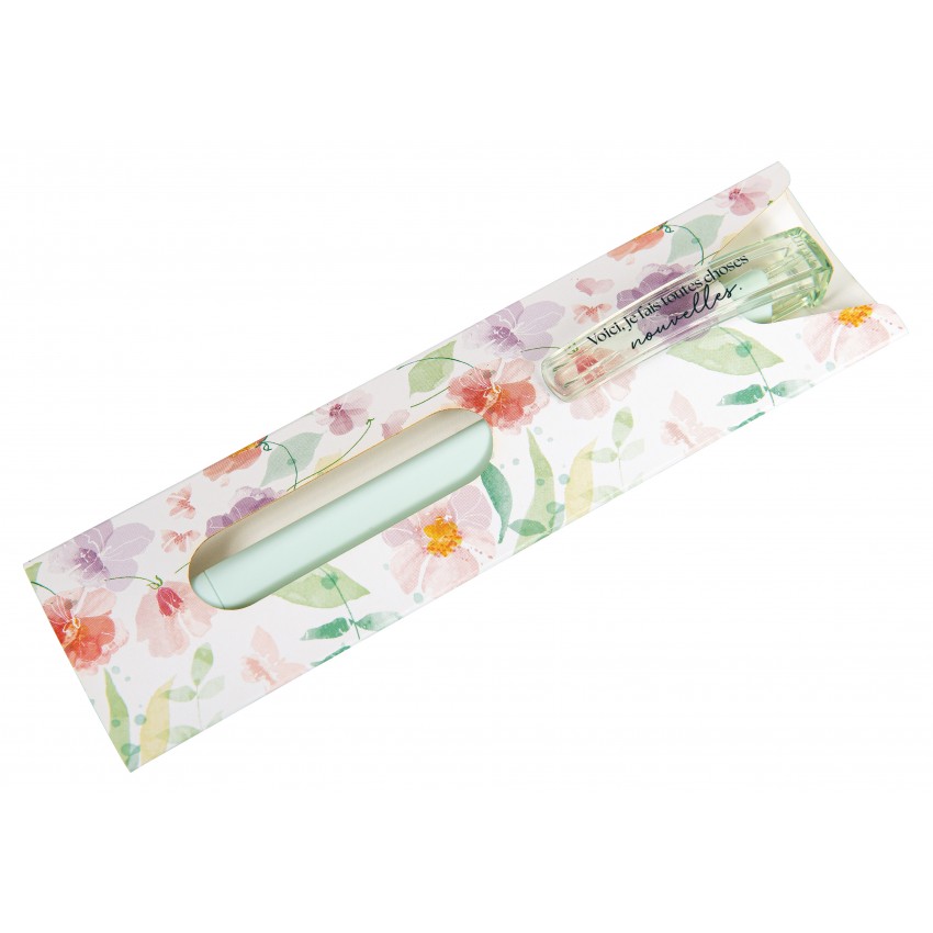 Stylo vert Voici je fais toutes choses nouvelles