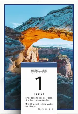 Calendrier - Une parole pour aujourd'hui (bloc et plaque)
