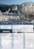 Calendrier perpétuel photos paysage