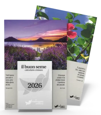 Calendrier Bonne Semence bloc et plaque (italien)
