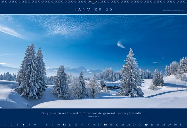 Calendrier - Nature Suisse