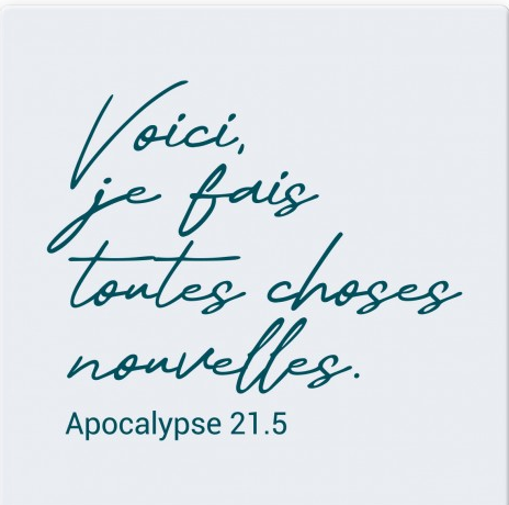 Céramique à suspendre - Voici, je fais toutes choses nouvelles