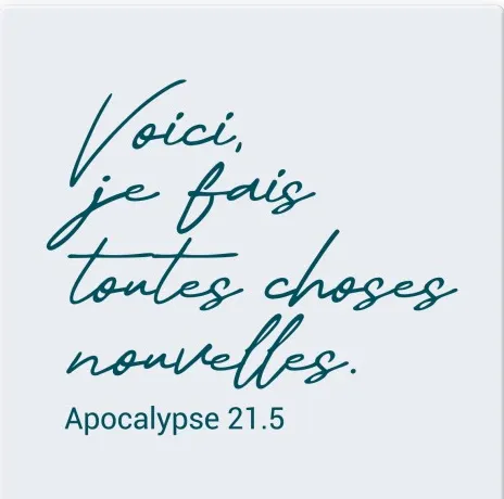 Céramique à suspendre - Voici, je fais toutes choses nouvelles
