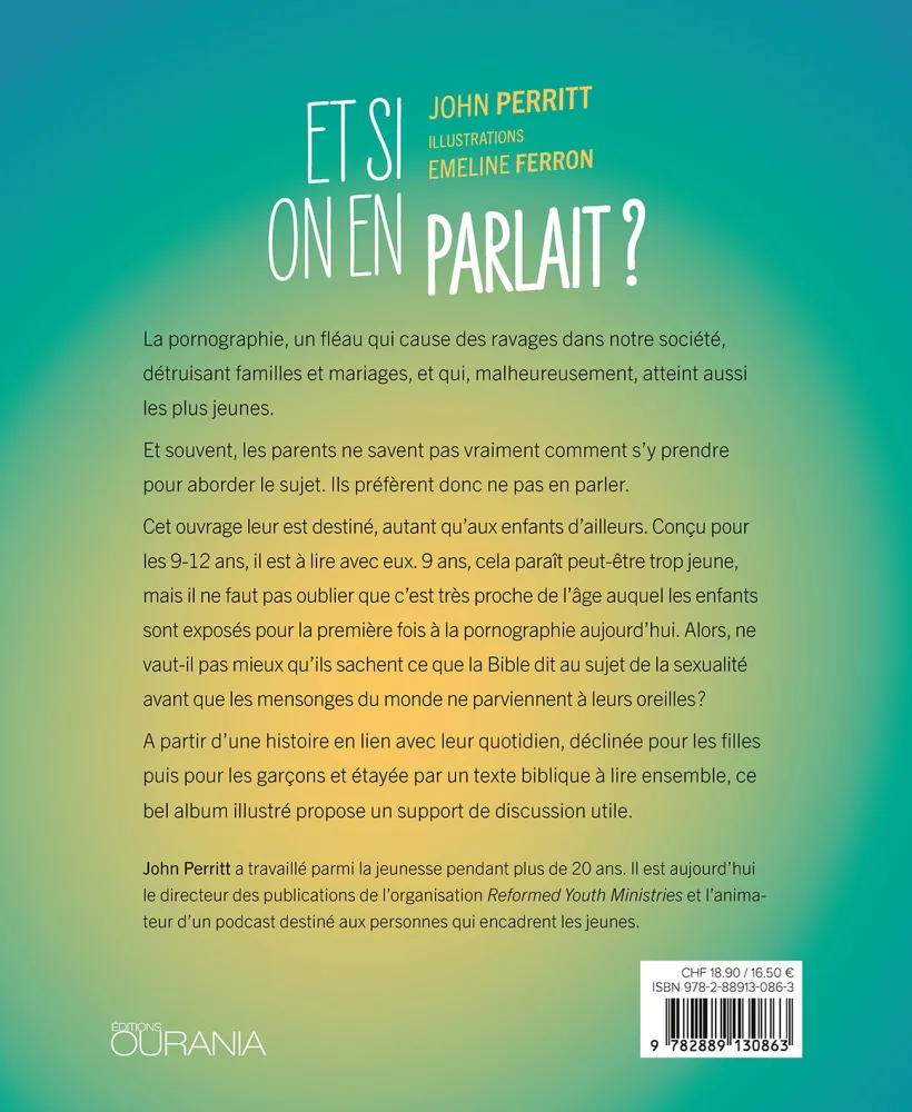 Et si on en parlait ? - La sexualité comme Dieu la voit. Un livre parent-enfant conçu pour 9-12 ans