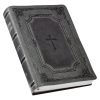 KJV The Holy Bible super giant print gray
