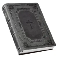 KJV The Holy Bible super giant print gray
