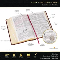 KJV The Holy Bible super giant print gray