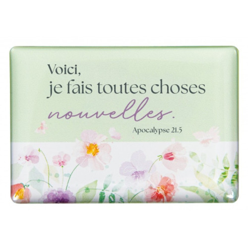 Magnet Voici je fais toutes choses nouvelles - Ap. 21:5
