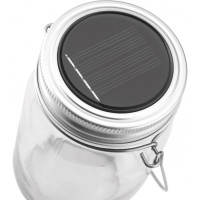 Lampe solaire en verre Dieu est lumière - 1 Jean 1:5