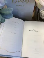 KJV Bride's Bible white leathersoft