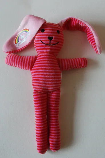 Doudou lapin rose - I am God's original creation