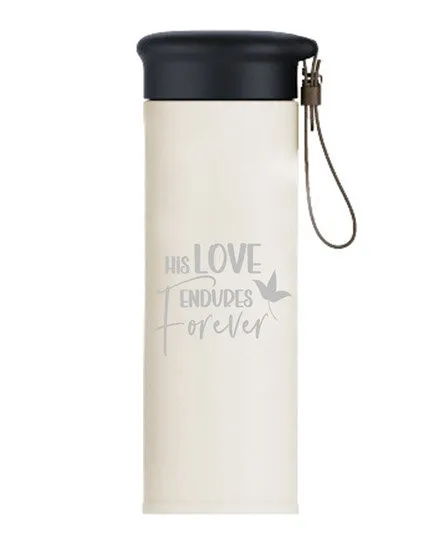 Bouteille thermos His love endures forever