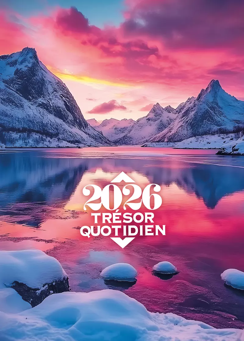 Calendrier - Trésor quotidien - livret (sable bleu ou neige rouge)