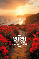 Calendrier - Trésor quotidien - mural (ruisseau ou coquelicots)
