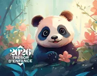 Calendrier - Trésor d'enfance - Mural (panda ou grenouille)