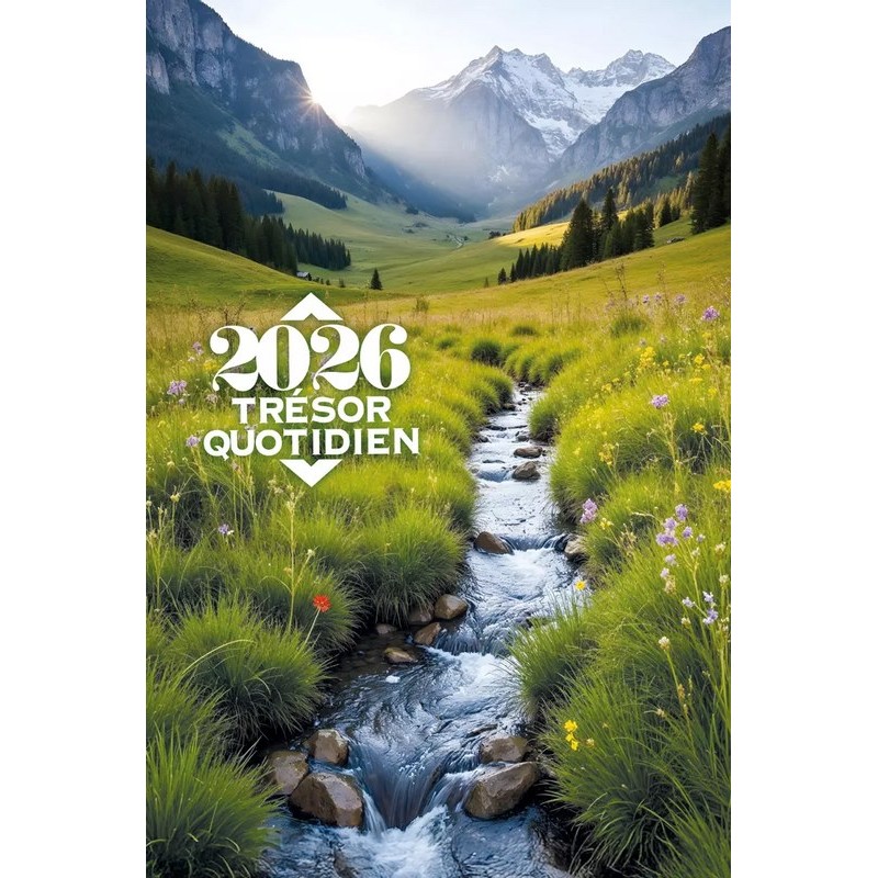 Calendrier - Trésor quotidien - mural (ruisseau ou coquelicots)