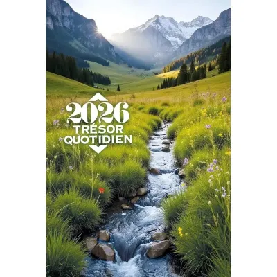Calendrier - Trésor quotidien - mural (ruisseau ou coquelicots)