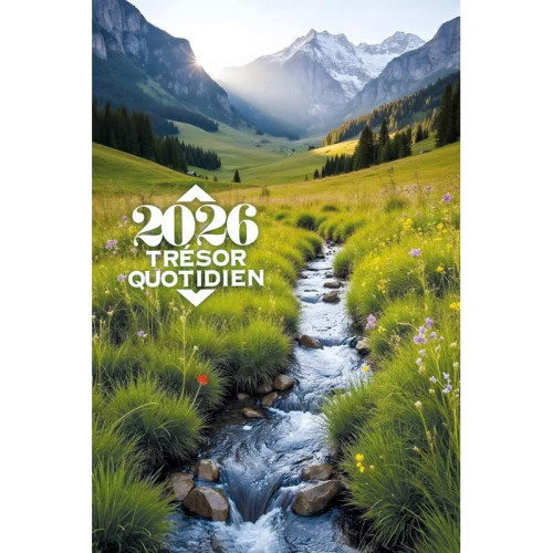Calendrier - Trésor quotidien - mural (ruisseau ou coquelicots)