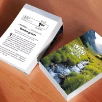 Calendrier - Trésor quotidien - mural (ruisseau ou coquelicots)