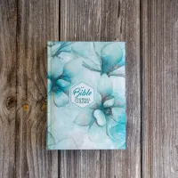 Bible SG21 Journal de bord rigide textile fleurs bleues