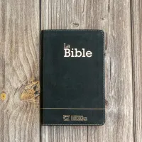 Bible SG21 souple cuir anthracite or