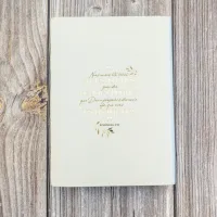 Bible SG21 Journal de bord souple textile bleige