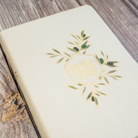 Bible SG21 Journal de bord souple textile bleige
