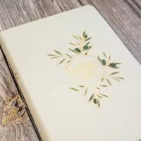 Bible SG21 Journal de bord souple textile bleige