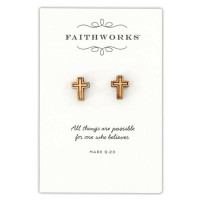 Boucles d'oreilles bois croix/coeur/couronne/colombe