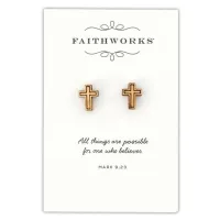 Boucles d'oreilles bois croix/coeur/couronne/colombe