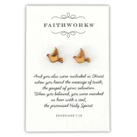 Boucles d'oreilles bois croix/coeur/couronne/colombe