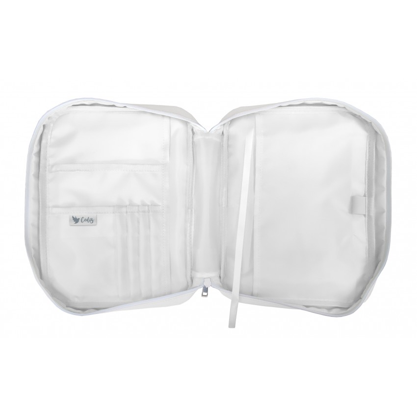 Housse M Toile blanche "Jésus est le chemin"