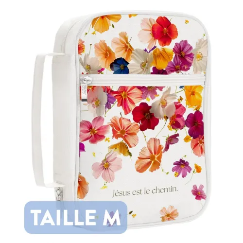 Housse M Toile blanche - Jésus est le chemin