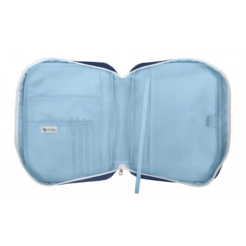 Housse M Toile bleue - Jésus est le chemin