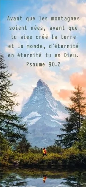 Marque-page magnet - Psaume 90:2