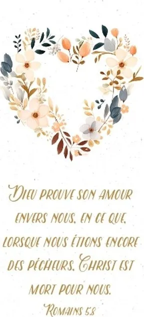 Marque-page magnet - Romains 5:8